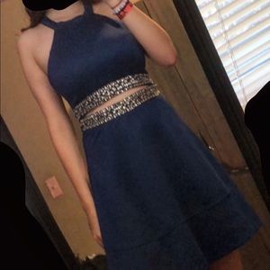 Blue homecoming/formal dress